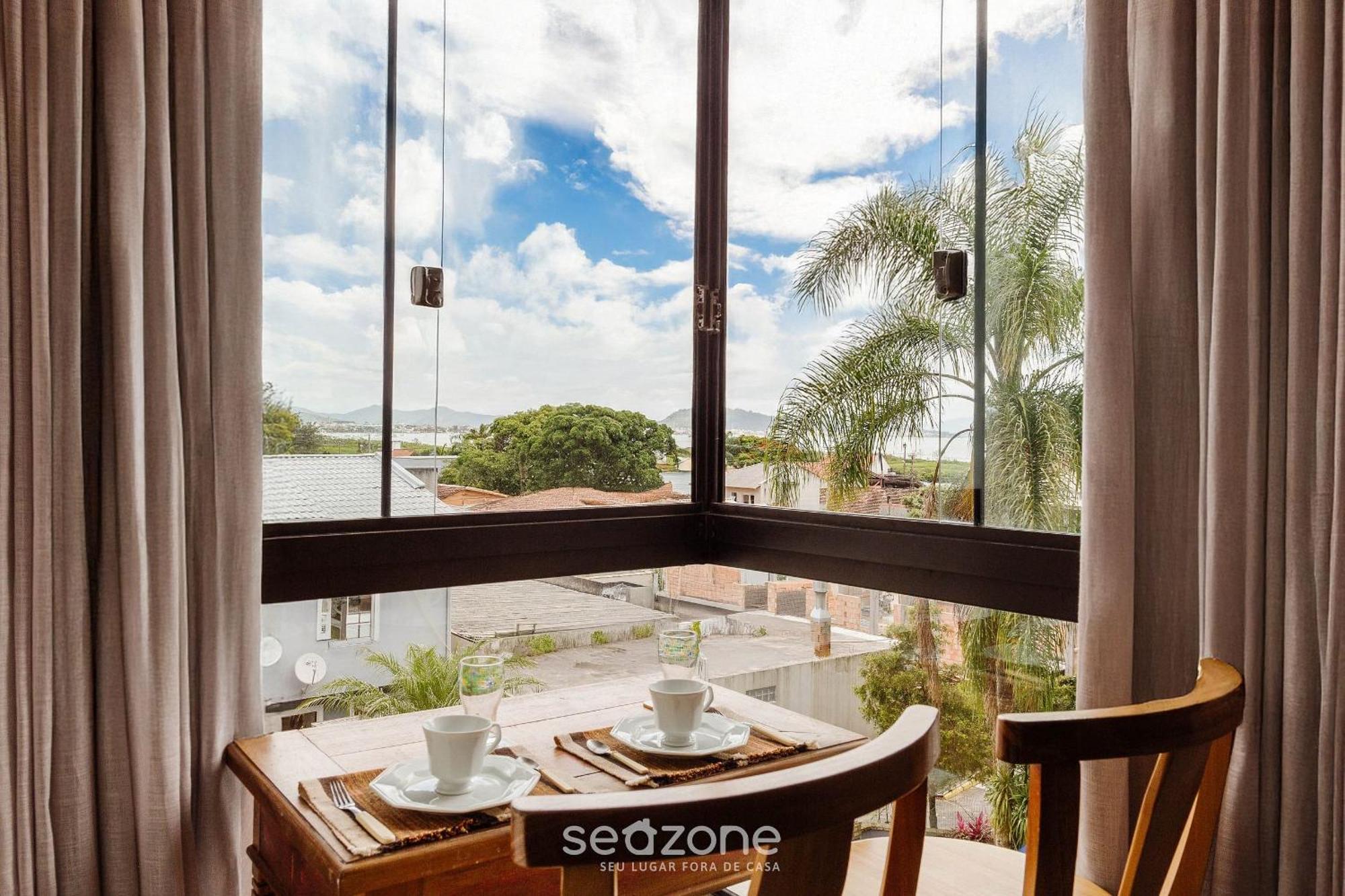 Apto Com Varanda E Vista Mar Em Floripa | Gvm133 Florianópolis 外观 照片